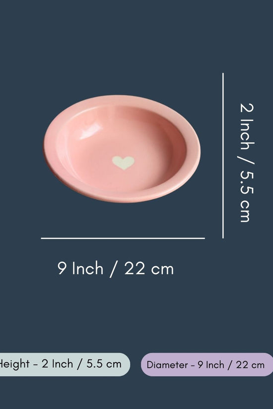 Heart Pasta Plate