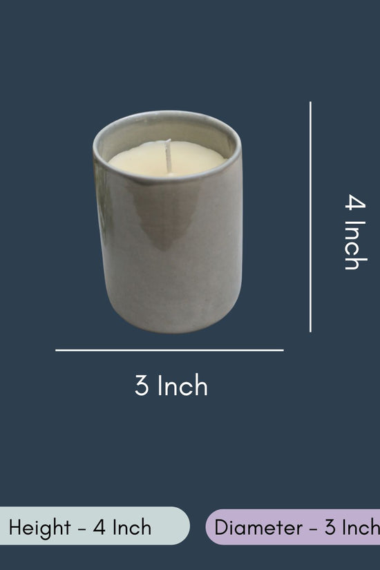 Ceramic Candle - Coffee
