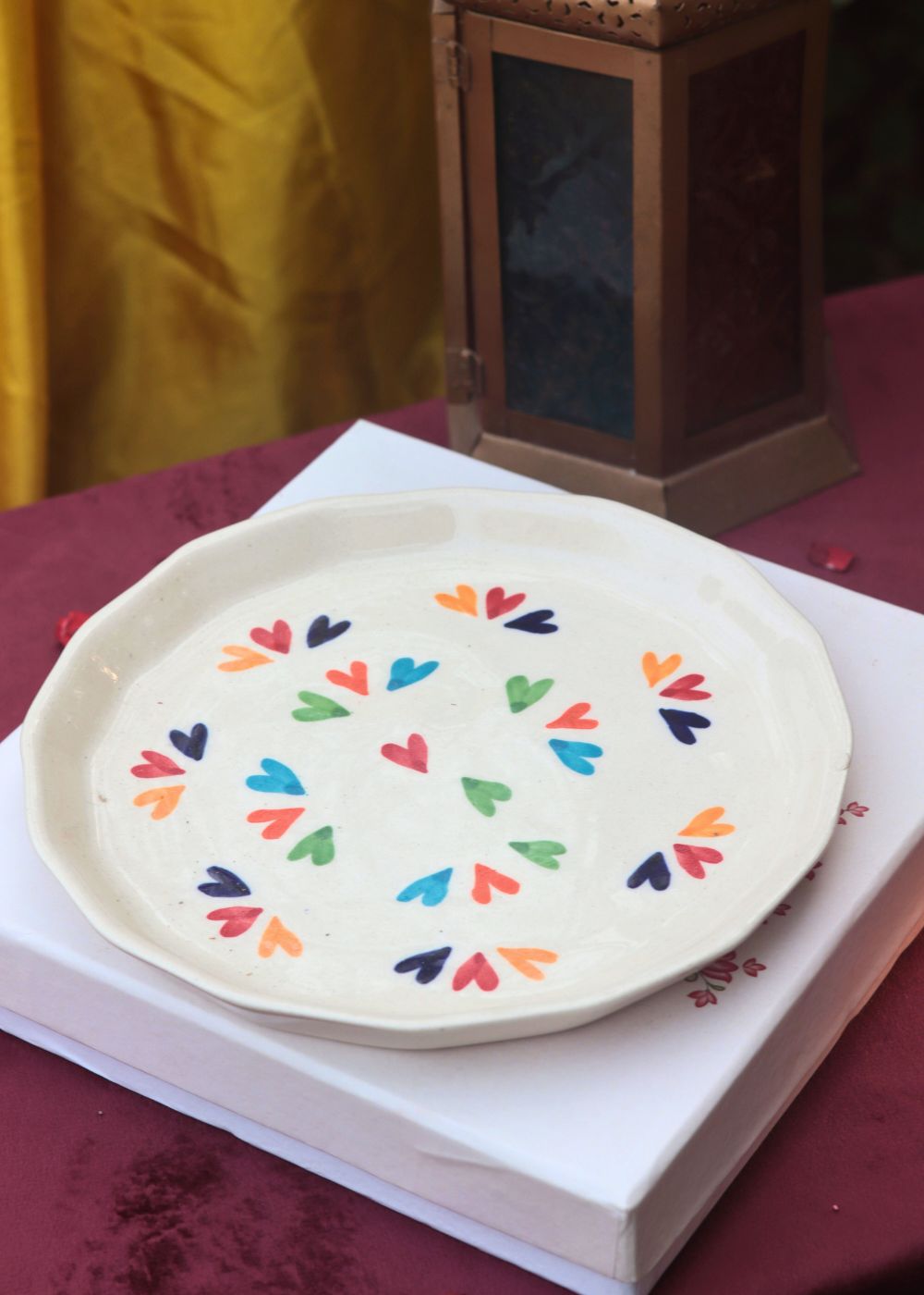 LoveisLove Plate in a premium Gift Box for this festival