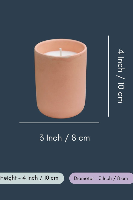 Ceramic Candle - Strawberry