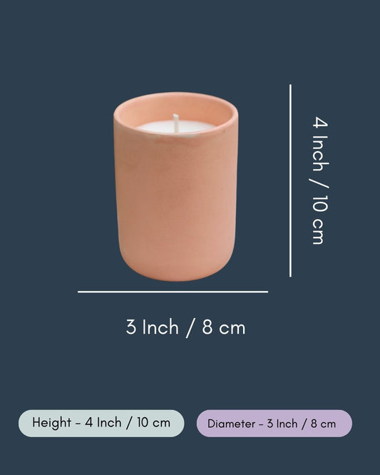Ceramic Candle - Strawberry