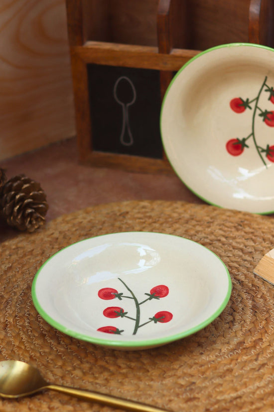 Cherry pasta plate Dishwasher safe