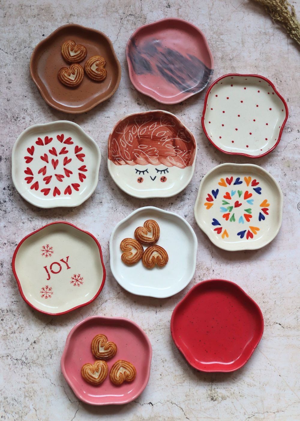 Set of 10 Dessert Delight Combo (for the price of 7) made by ceramic