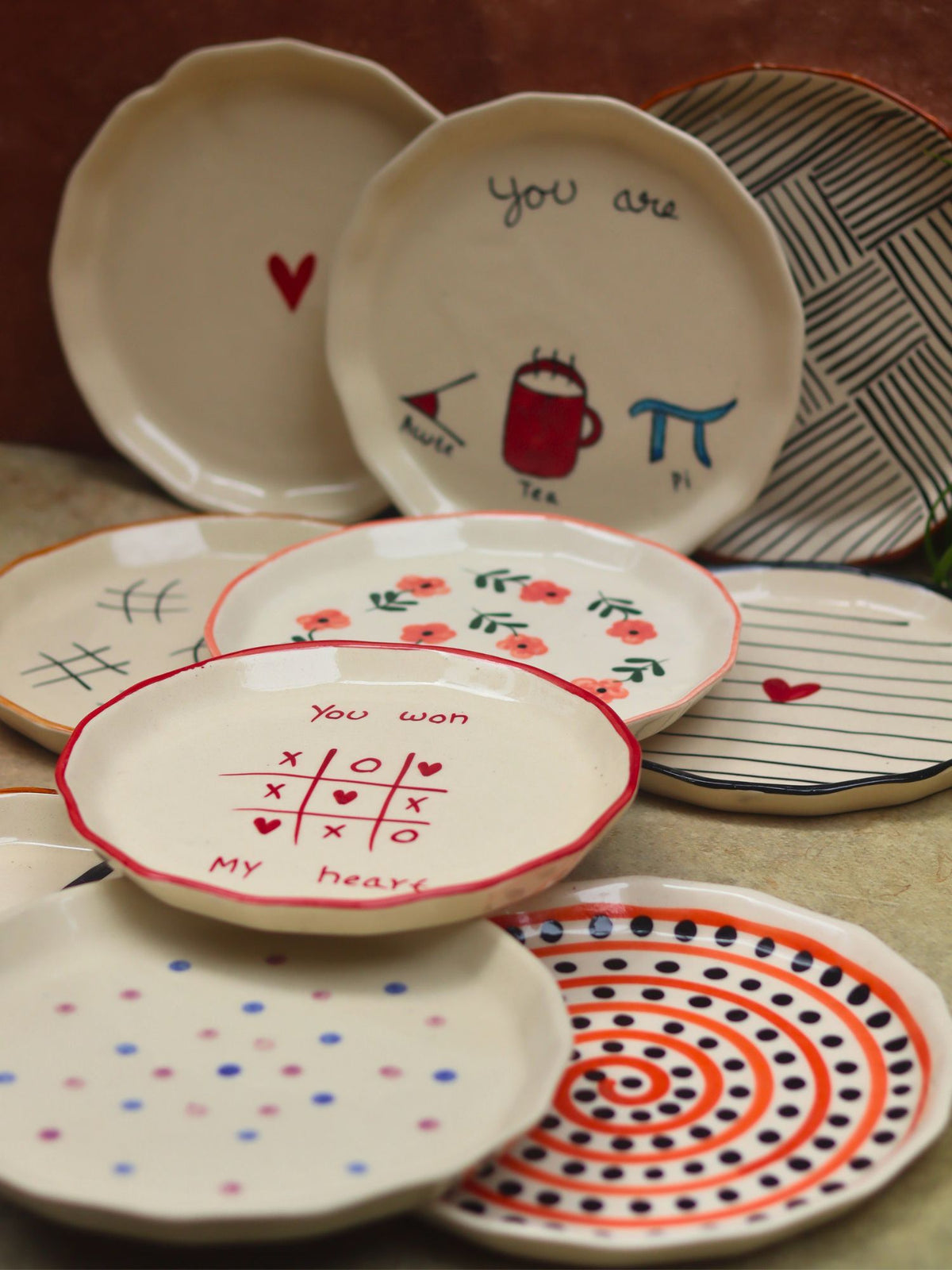Set of 10 Best selling Snack Plates (For the Price of 7)