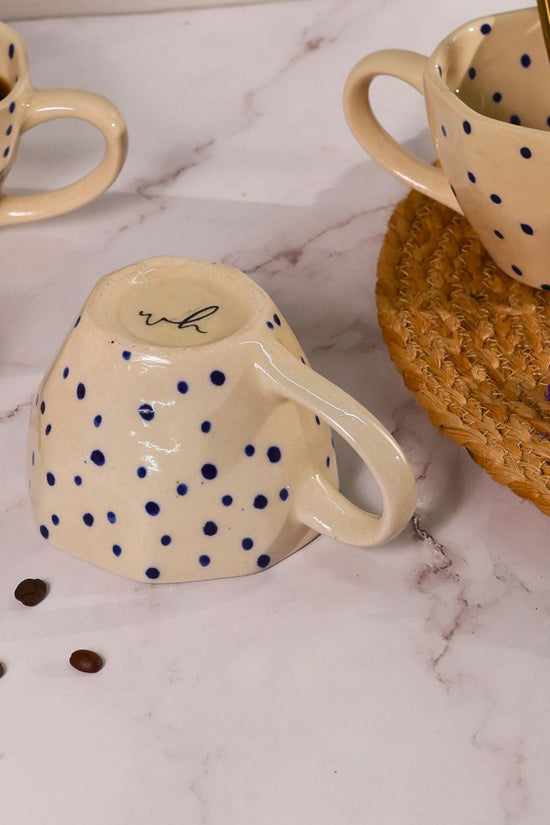 Blue Polka Mug with premium quality material