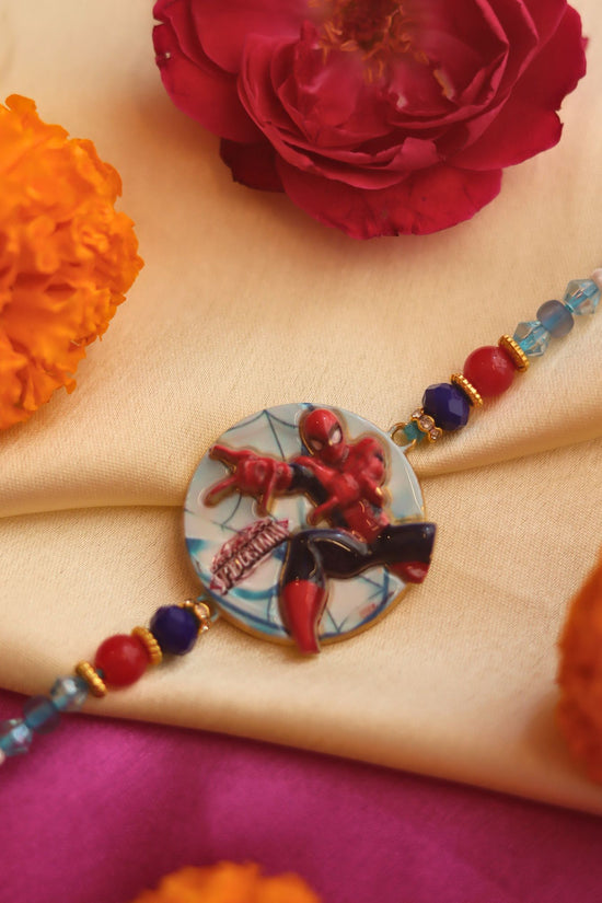 handmade Spiderman magnet Rakhi
