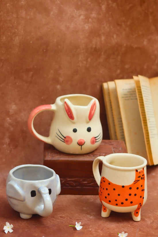 Ele, Dog & Cat Mug - Best Selling Combo of 3 with premium quality material