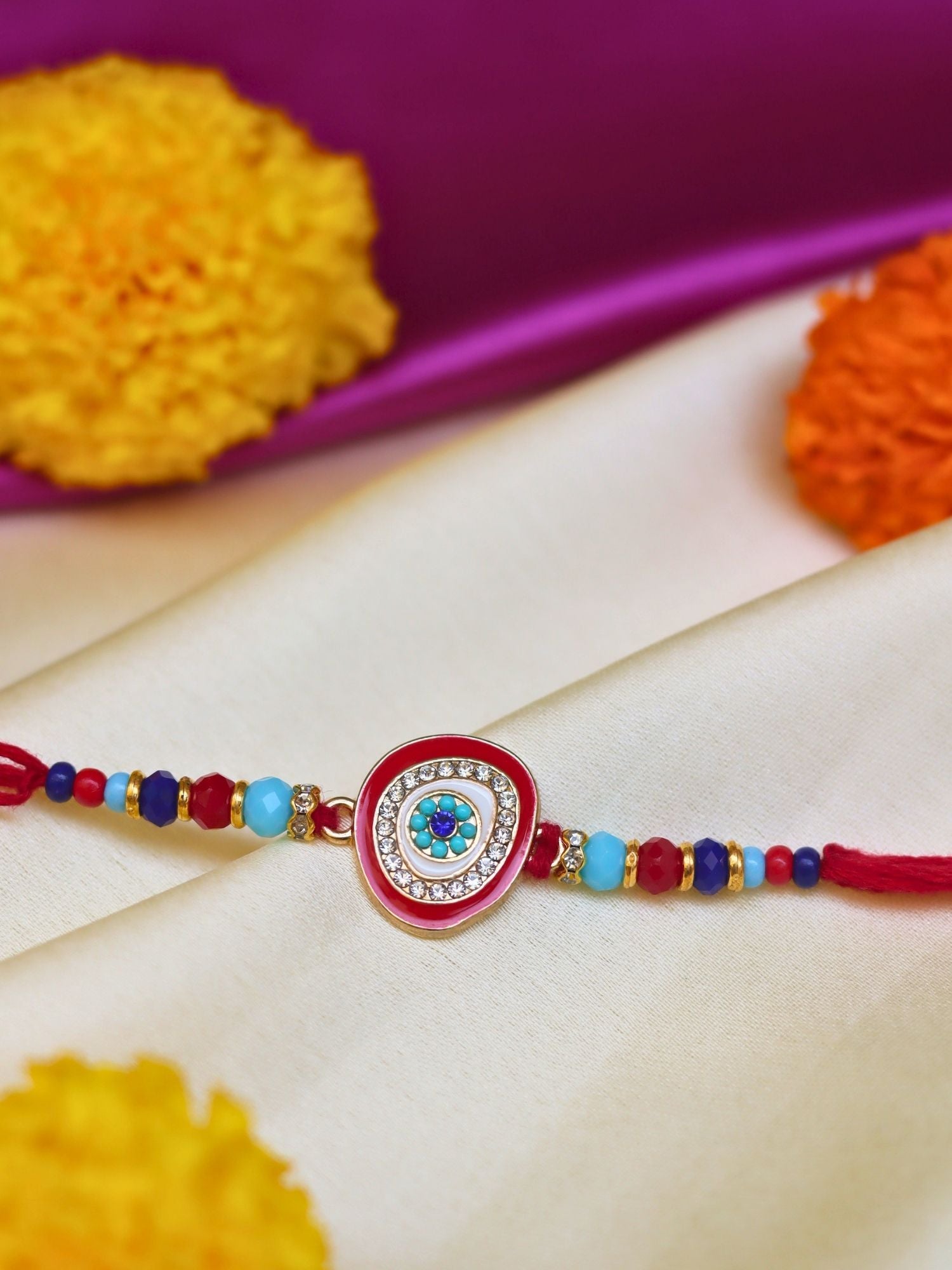 handmade Elegant Evil Eye Rakhi