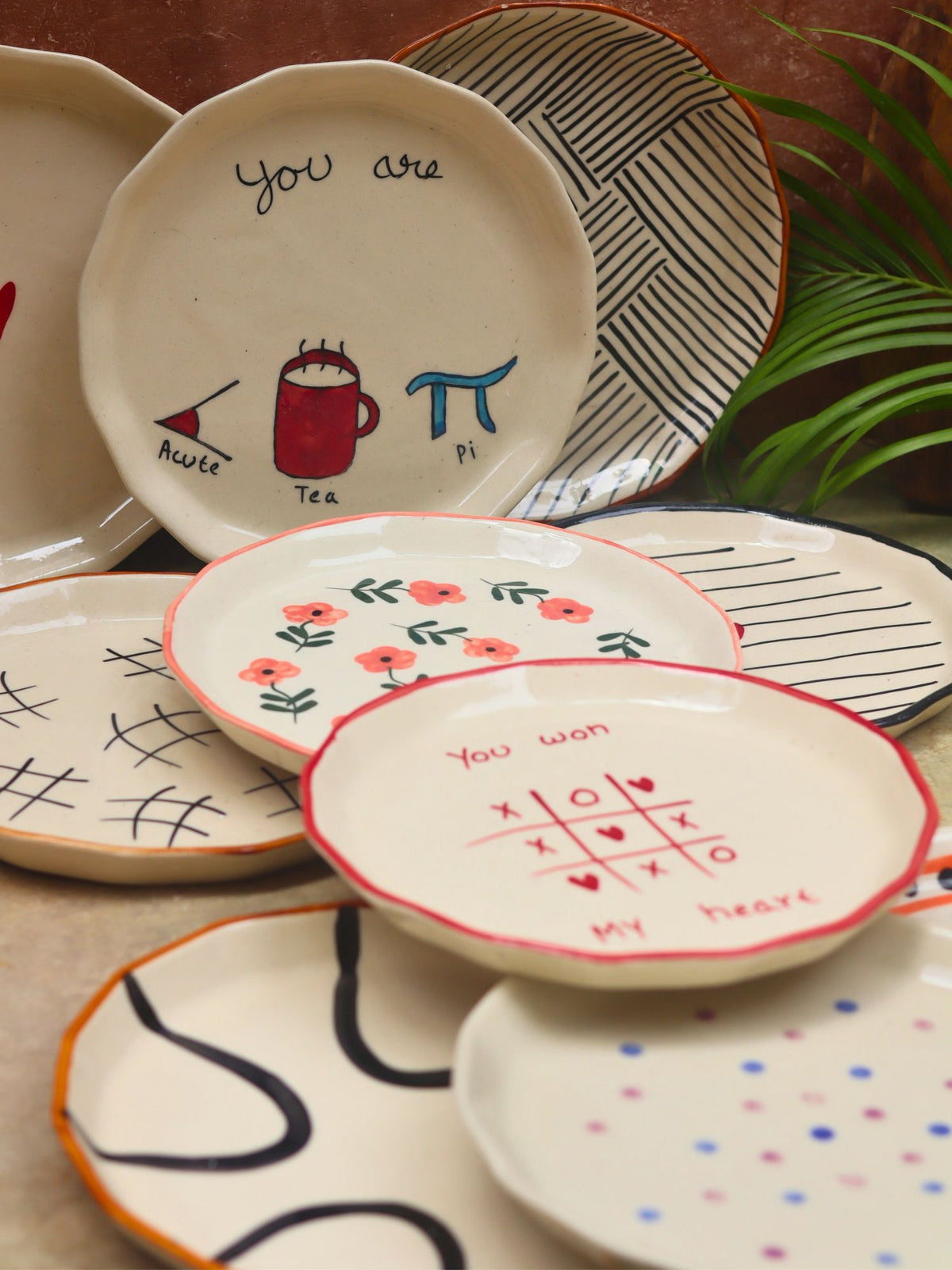 Set of 10 Best selling Snack Plates (For the Price of 7)