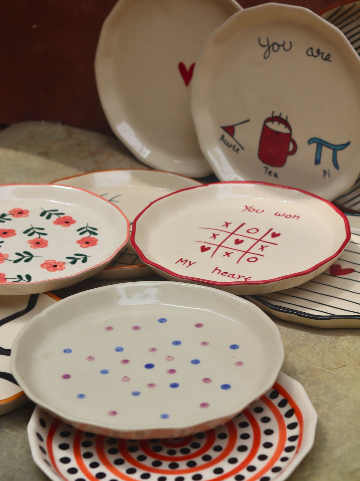 Set of 10 Best selling Snack Plates (For the Price of 7)