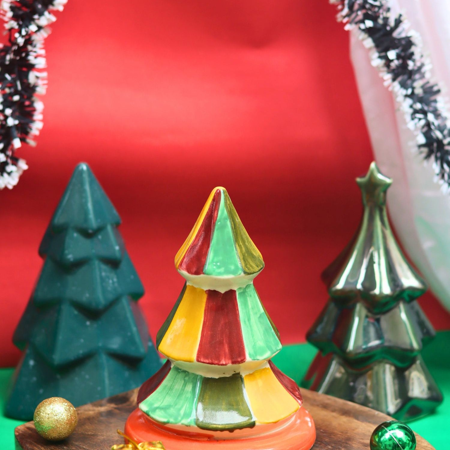 Set of 3 - The Christmas Shine combo made by ceramic