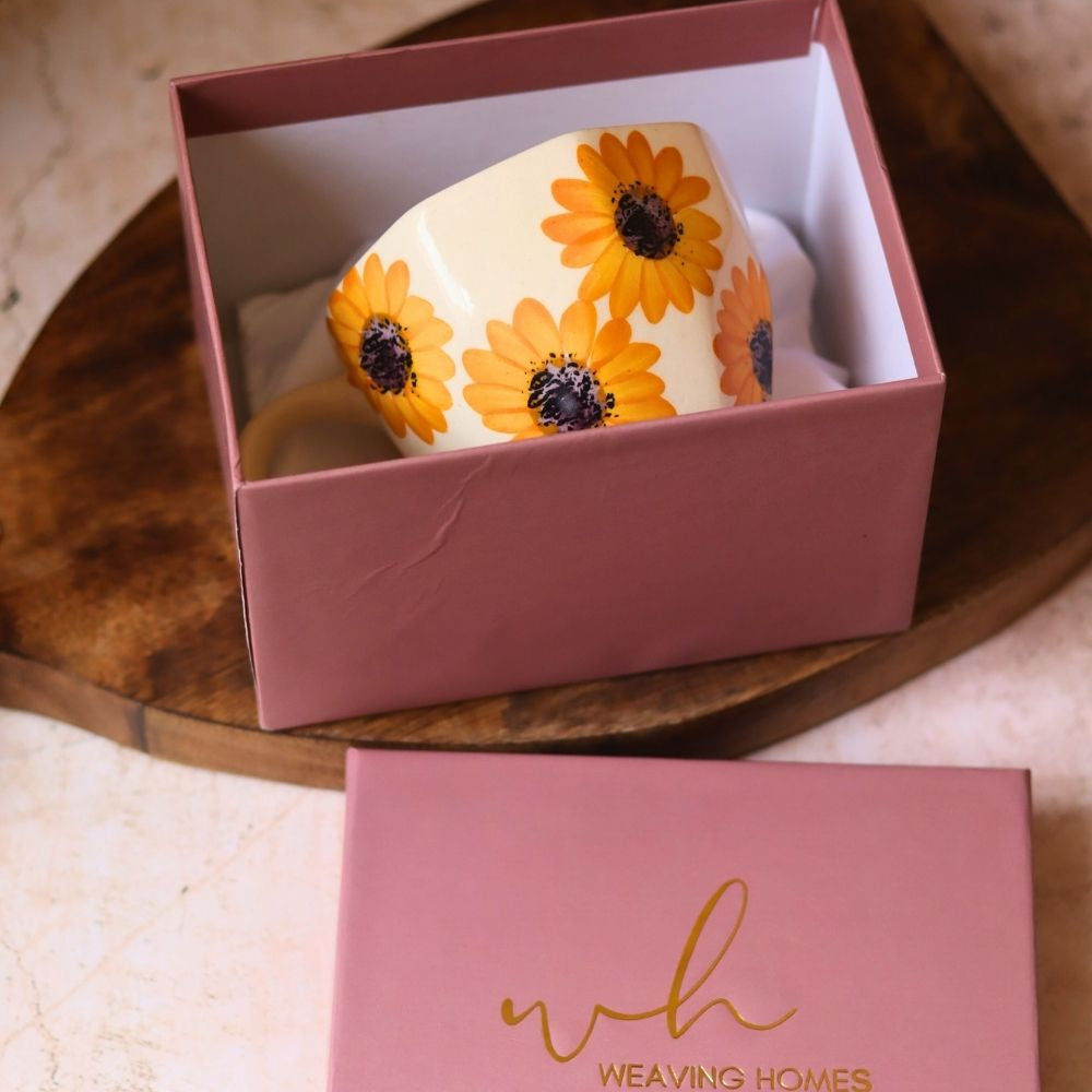 Surajmukhi Mug in a Gift Box with premium quality material