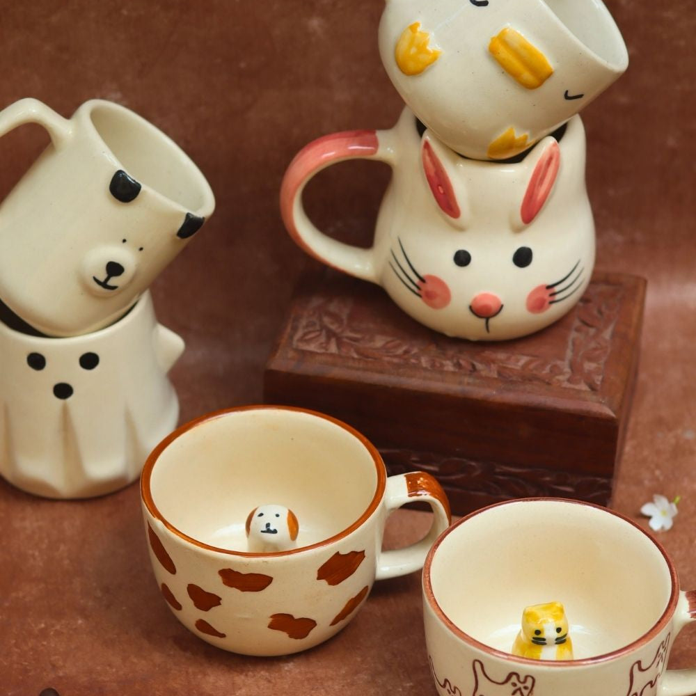 Set of 6 Pinteresty Brew Mugs (for the price of 5) made by ceramic