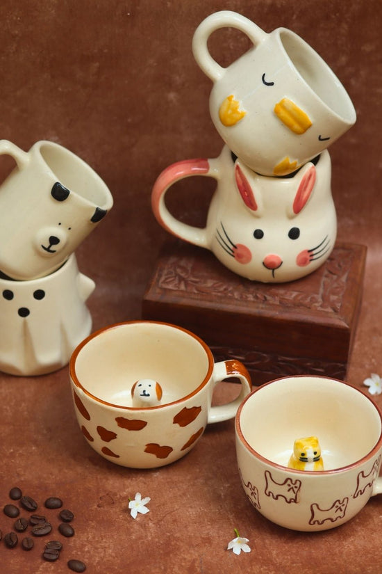 Set of 6 Pinteresty Brew Mugs (for the price of 5) made by ceramic
