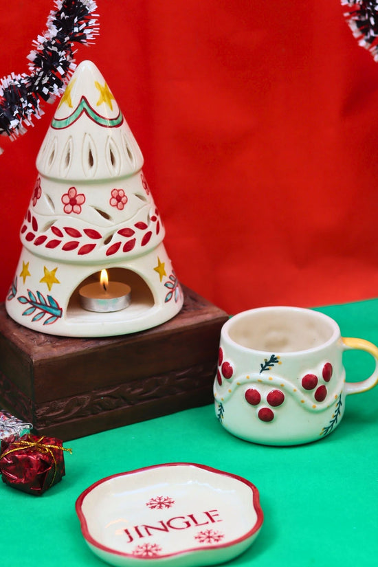 Set of 3 - Santa Snowland Combo made by ceramic