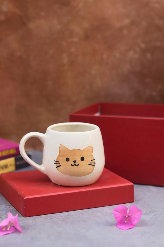 Witty Cat Mug in a Gift Box with premium quality material