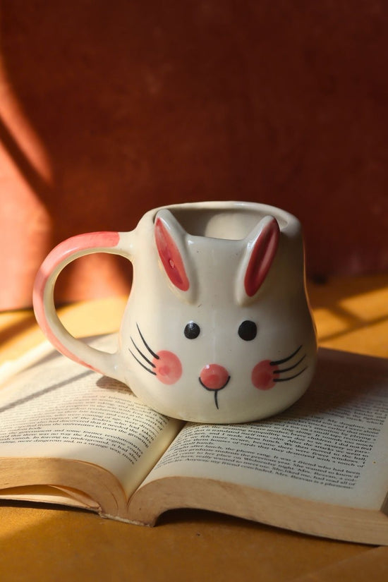 Bunny Coffee mug handmade in India