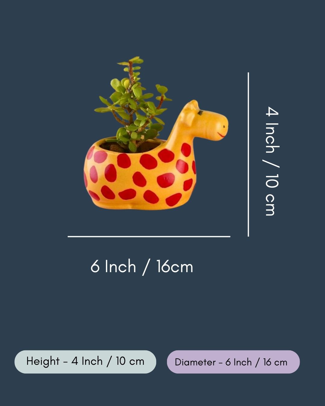 Giraffe Table Planter