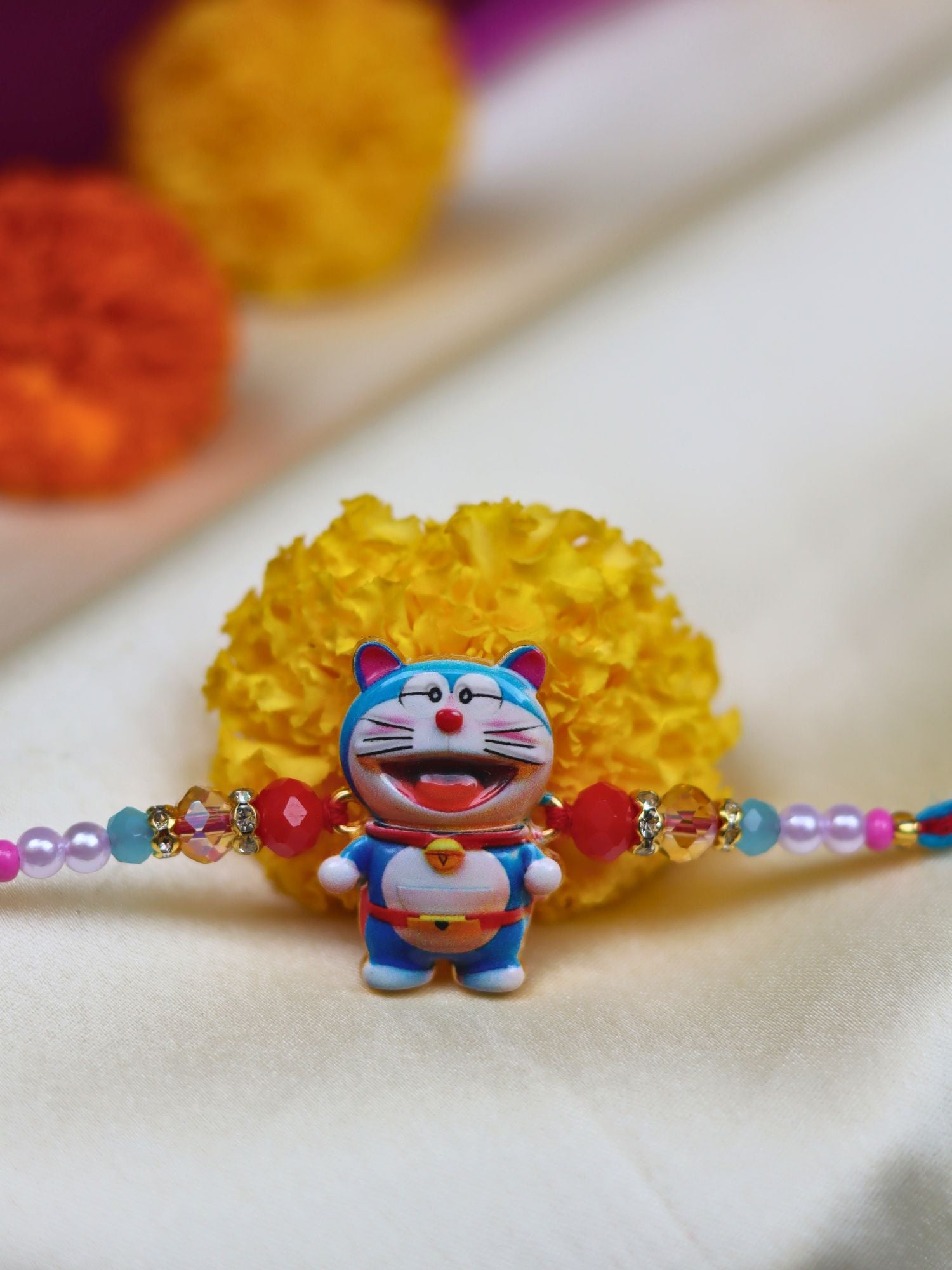 Doraemon Rakhi handmade in India