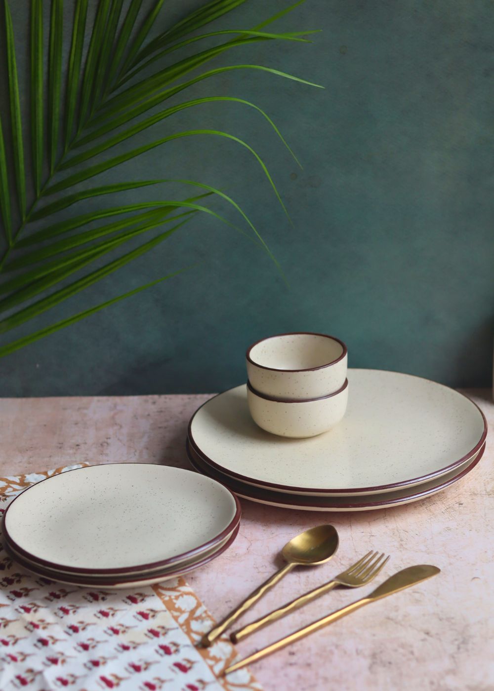 Set of 6 - Ivory Bliss Dinner set with premium quality material