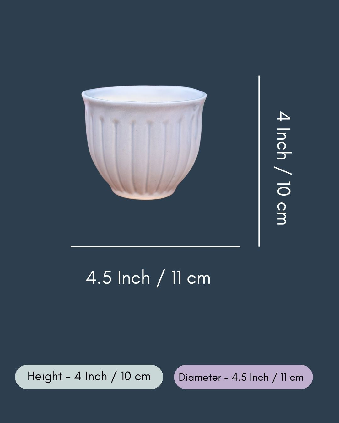 Grey Planter