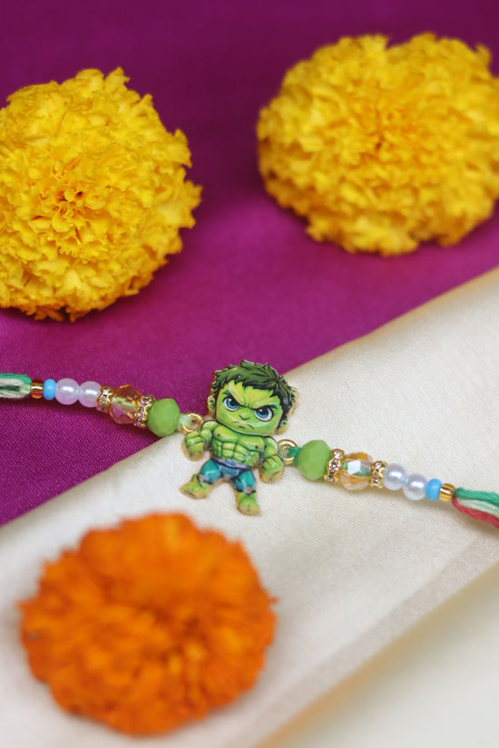 Hulk Rakhi made for kids