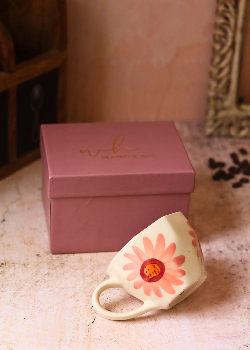 Flower Mug in a Gift Box with premium quality material