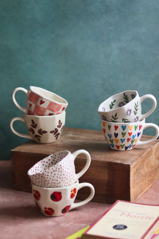 Set of 6 Morning Mates Mugs (for the price of 5) with premium quality material