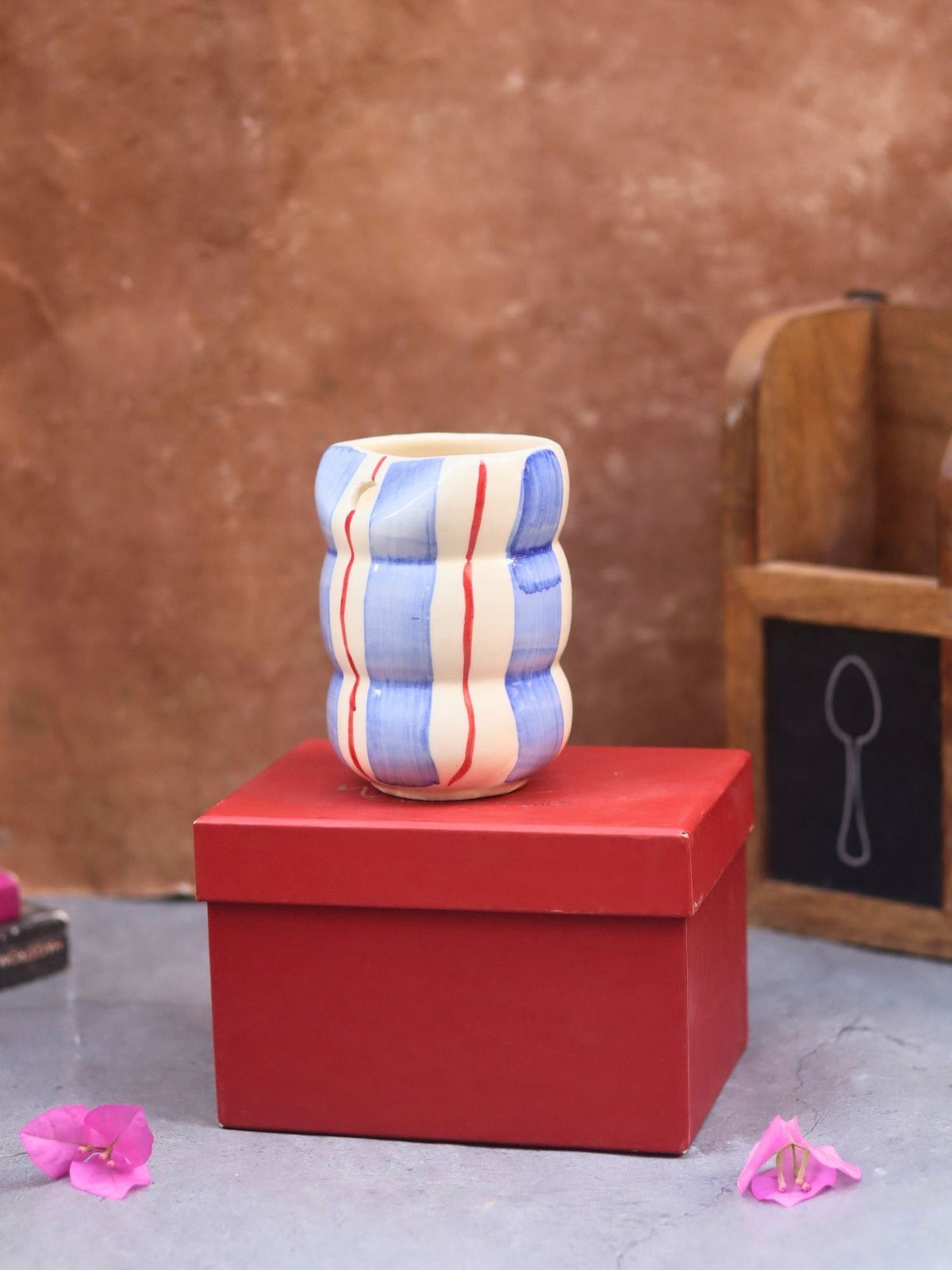 Cool Blue Sipper in a Gift Box made by ceramic
