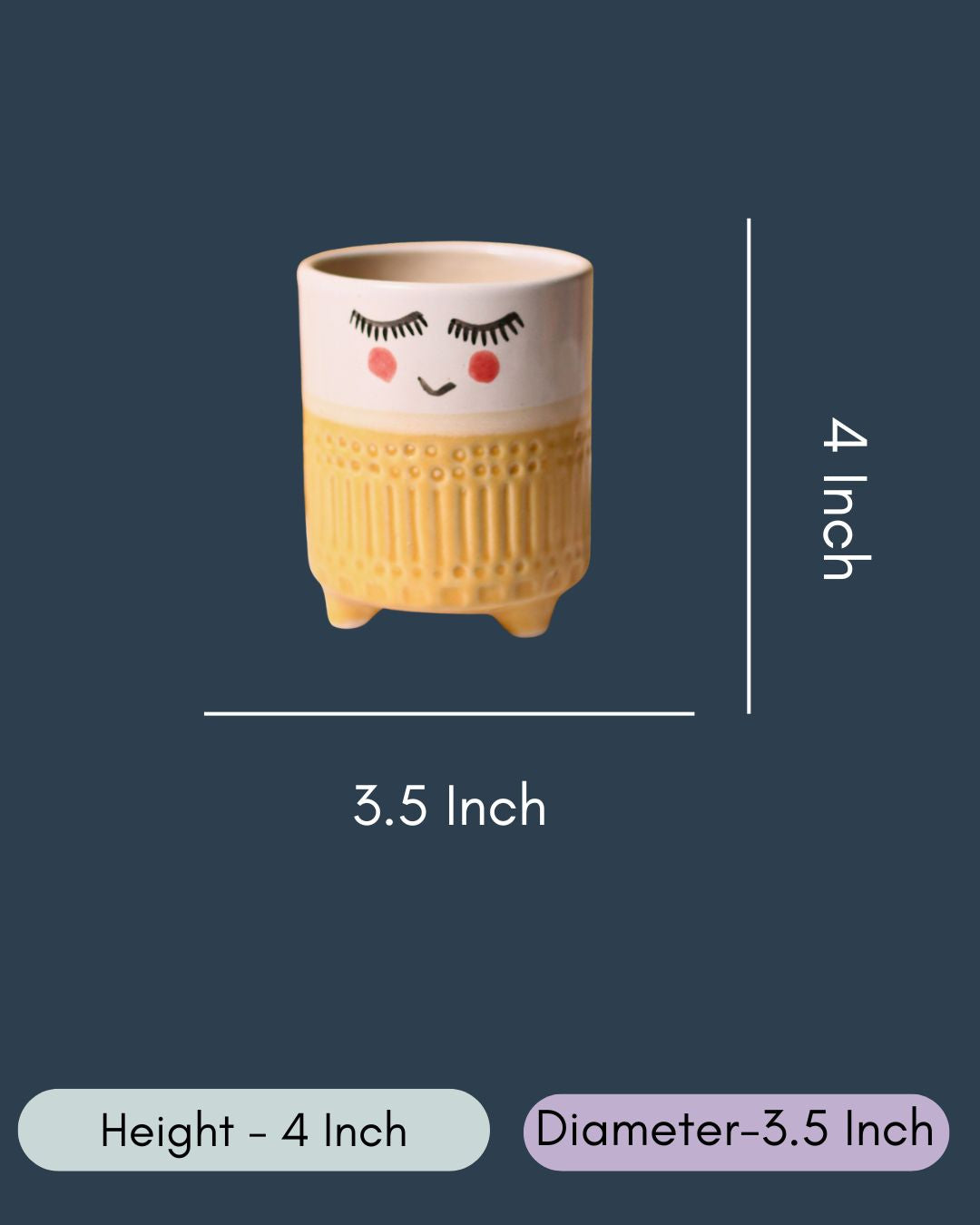 Tweety Planter - Yellow