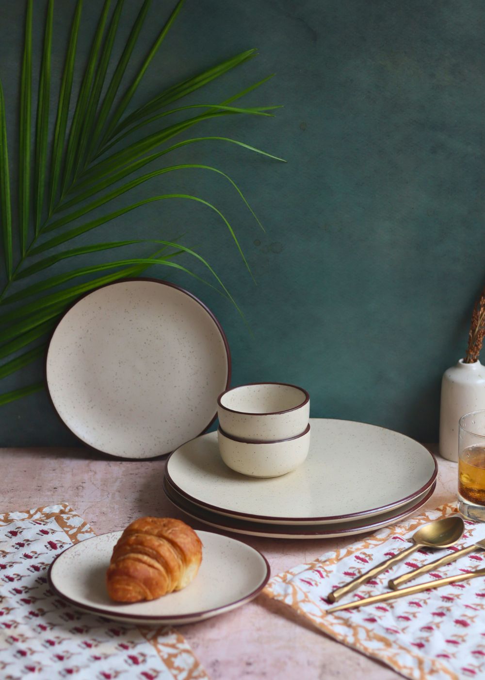 Handmade Set of 6 - Ivory Bliss Dinner set