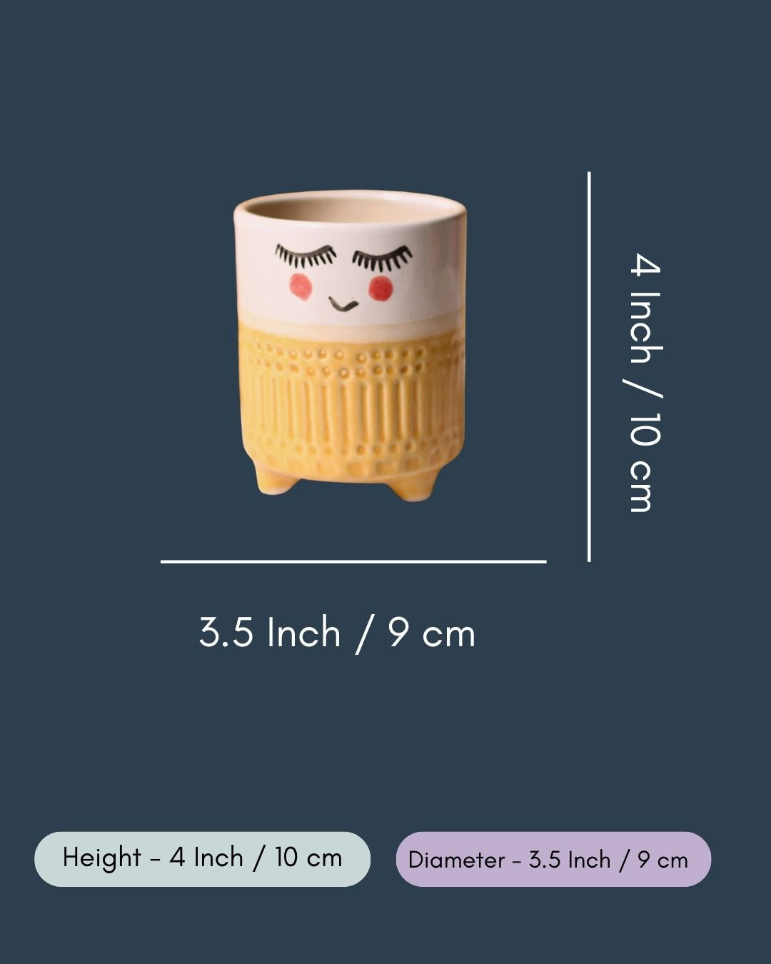 Tweety Planter - Yellow