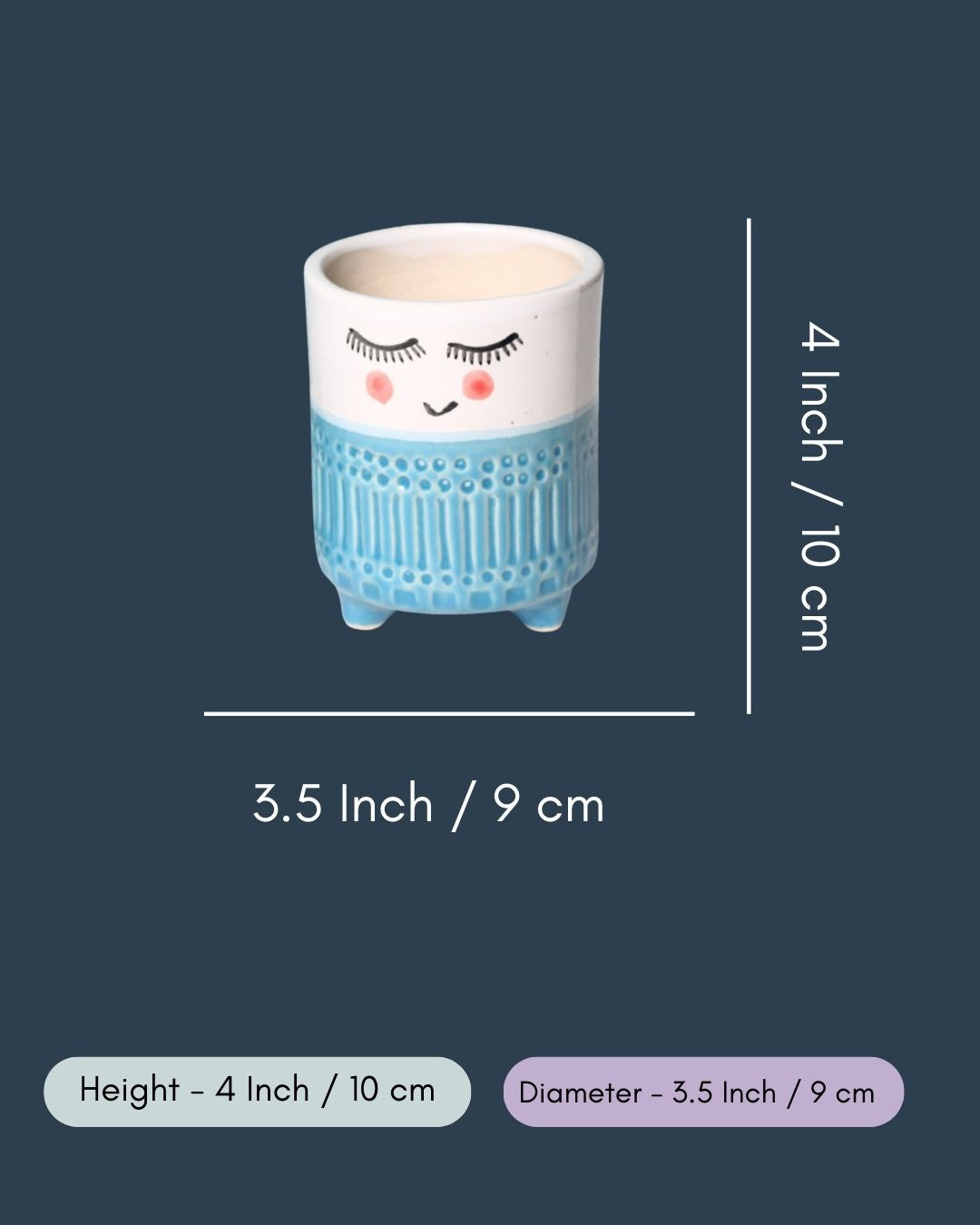 Tweety Planter - Blue