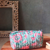 floral mist toiletry bag with small size