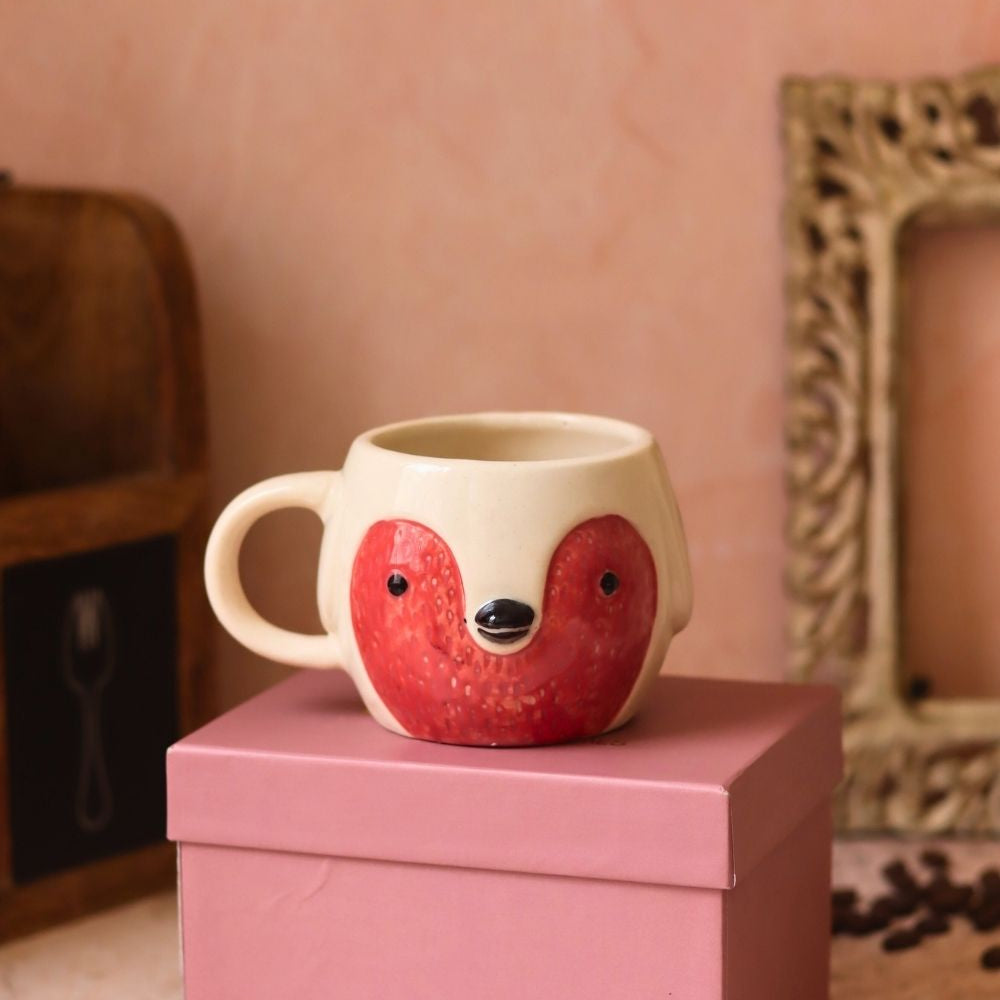 Handmade Owl Mug in a Gift Box