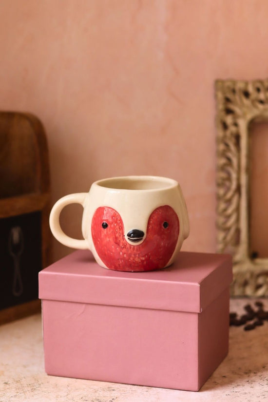 Handmade Owl Mug in a Gift Box