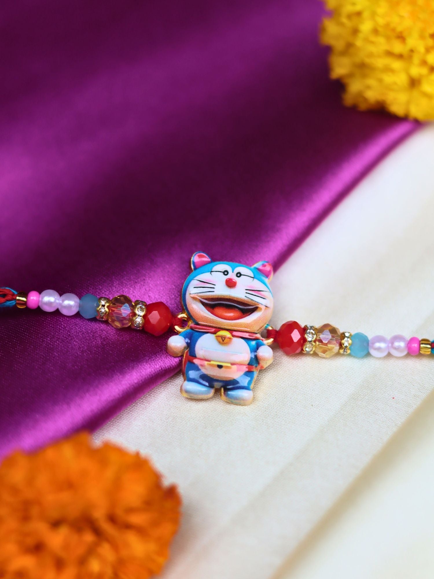 Doraemon Rakhi handmade in India