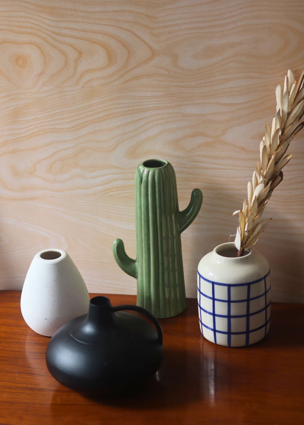 minimal vases set of 4 combo