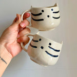 handmade kitty mug