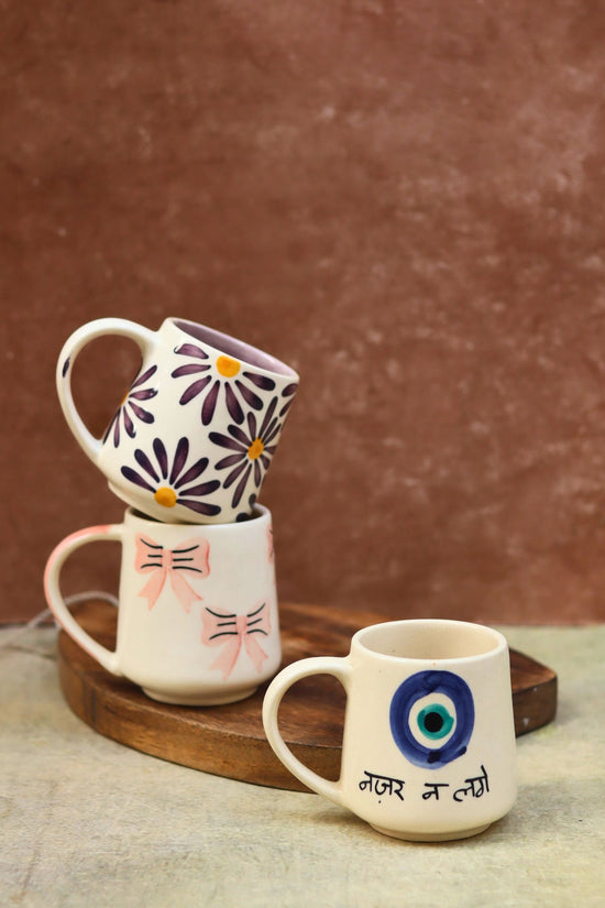 handmade Set of 3 - Coffee Lover Mugs combo