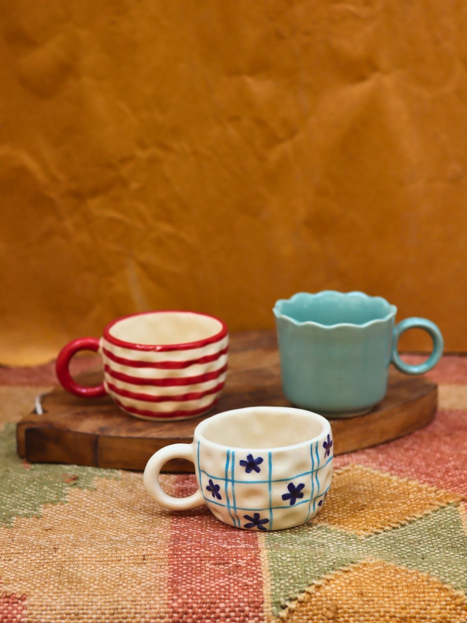 Set of 3 - Double Delight Mugs combo with premium quality material