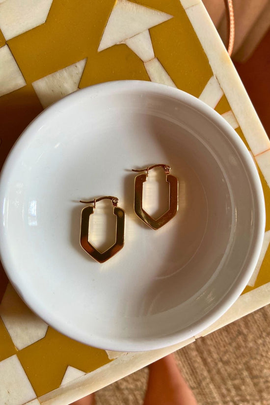 Rollin' Gold Matte Hoops with premium quality material