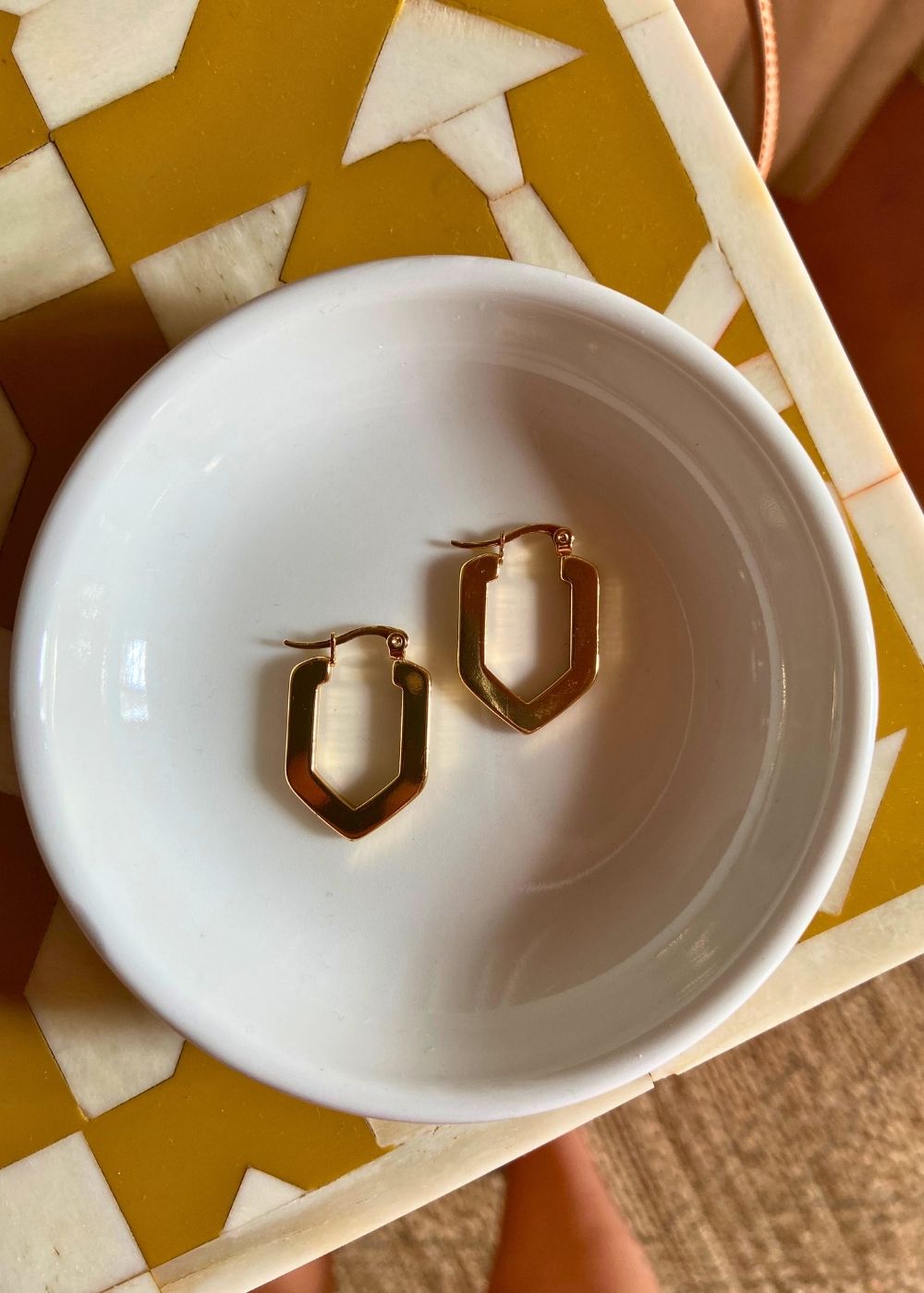 Rollin' Gold Matte Hoops with premium quality material