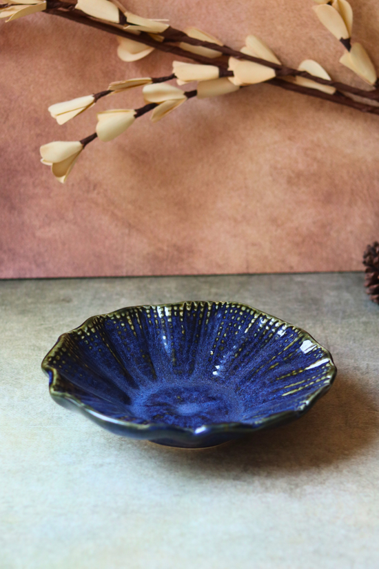 Blue bowl ceramic 