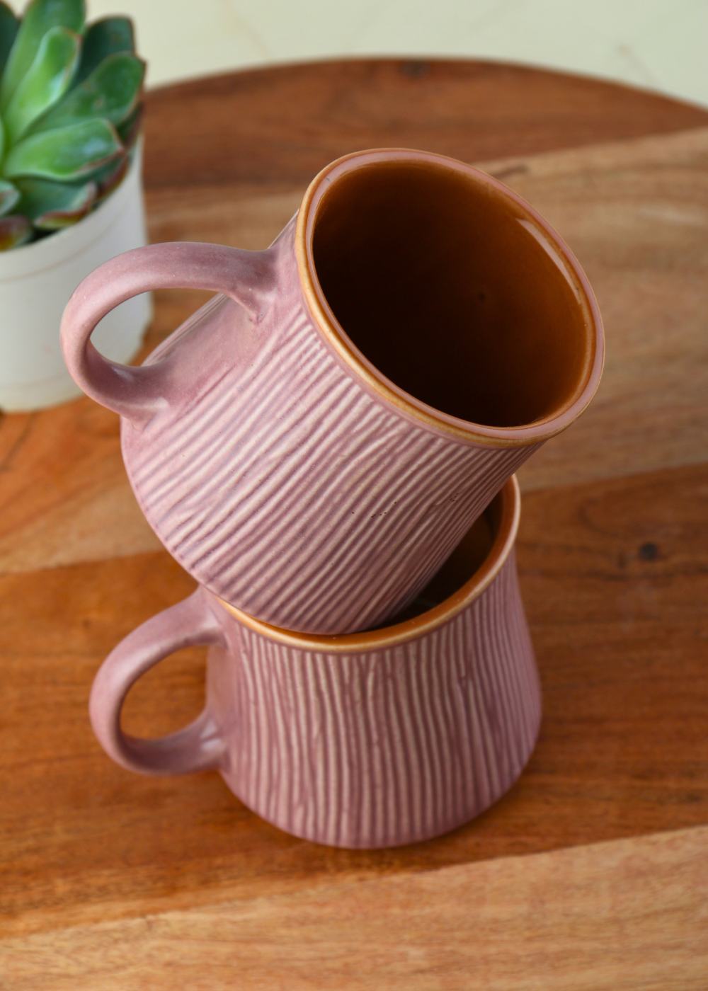 Handmade ceramic coffee mug 