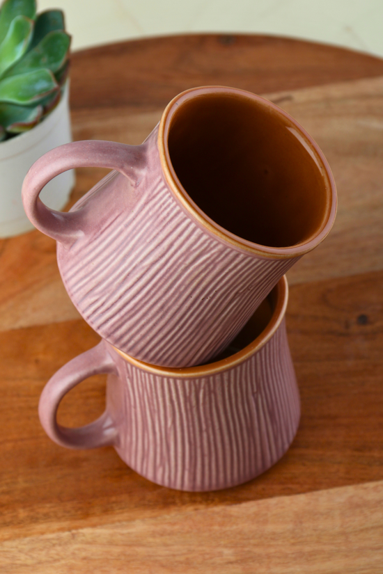 Handmade ceramic coffee mug 