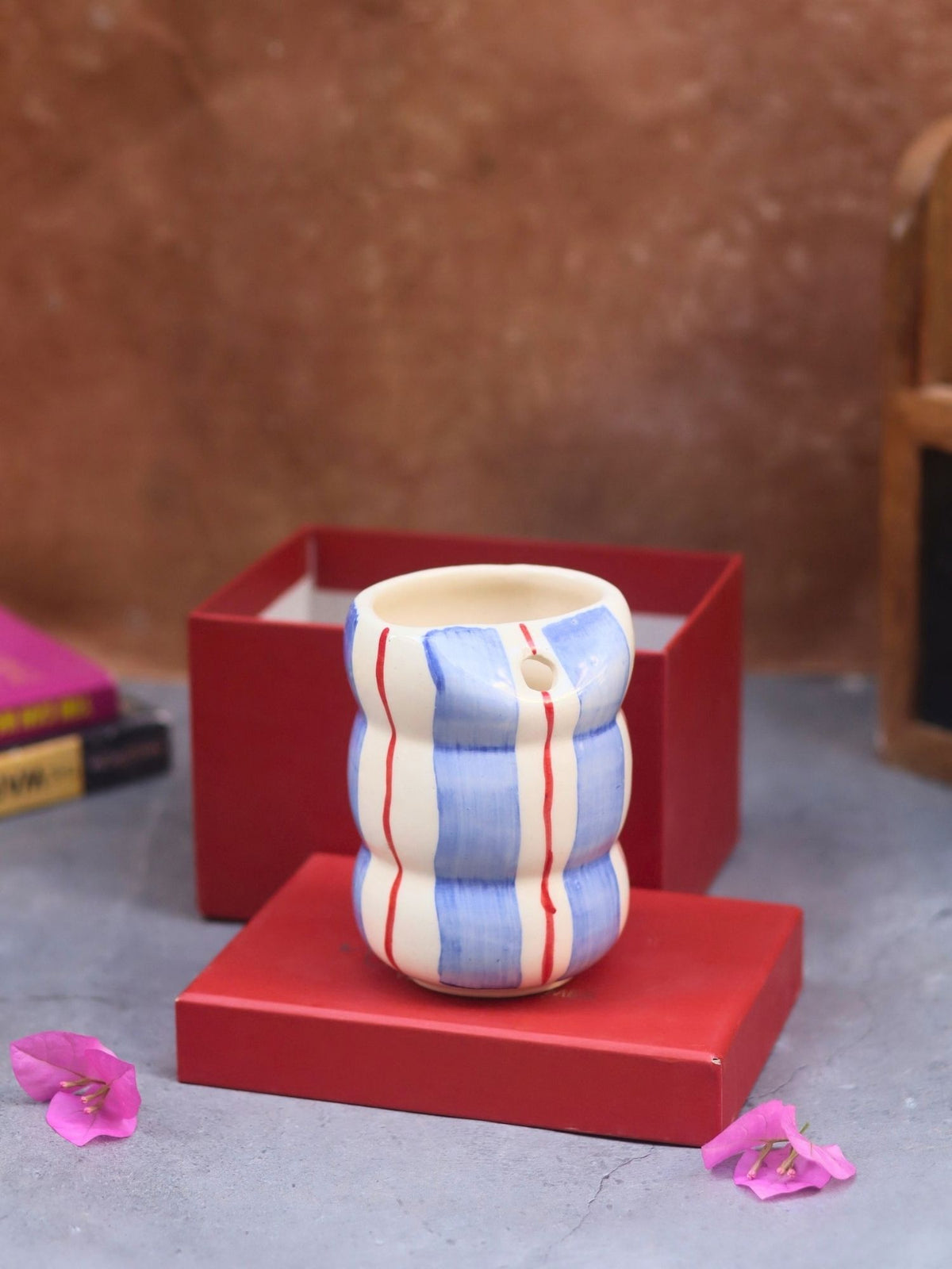 Cool Blue Sipper in a Gift Box handmade in india