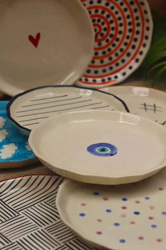 Set of 10 Artful Plates (for the price of 7)