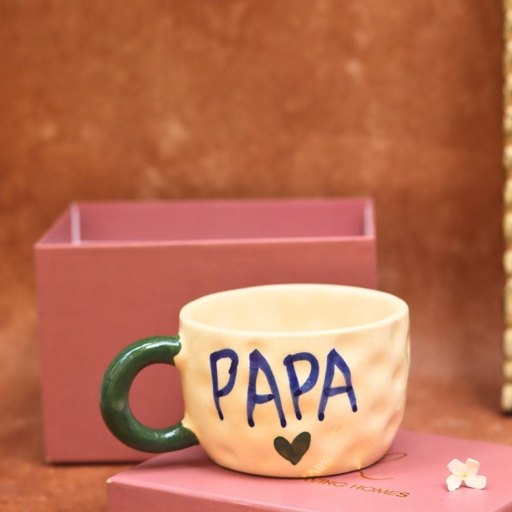 PAPA Mug in a Gift Box made by ceramic