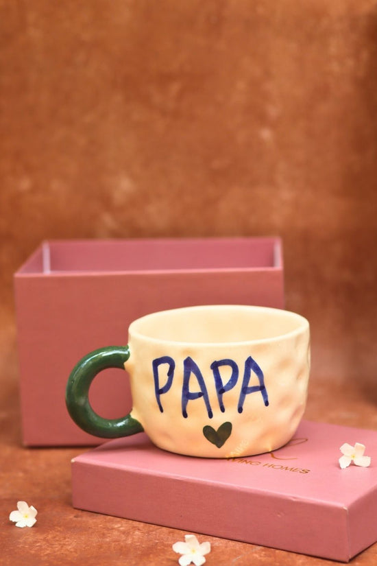 PAPA Mug in a Gift Box made by ceramic